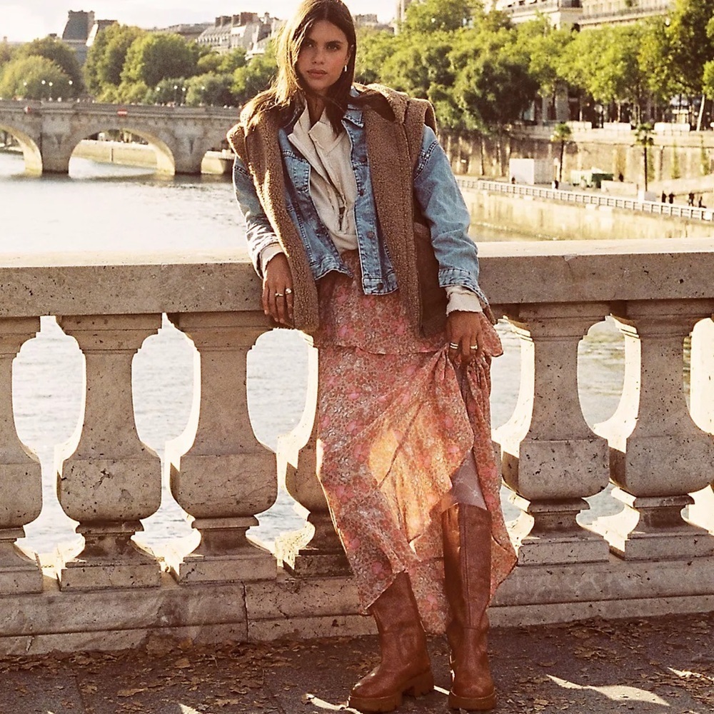 NWOT Free People Intimately Romance Me Half Slip